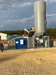 Photo de la centrale de béton à Vierzon